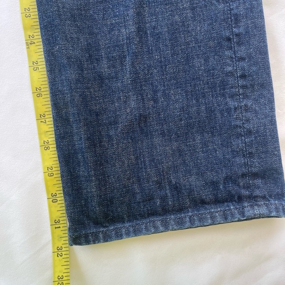 7 For All Mankind Men's Carsen Indigo Straight Jeans 33 x 32 - Picture 6 of 6